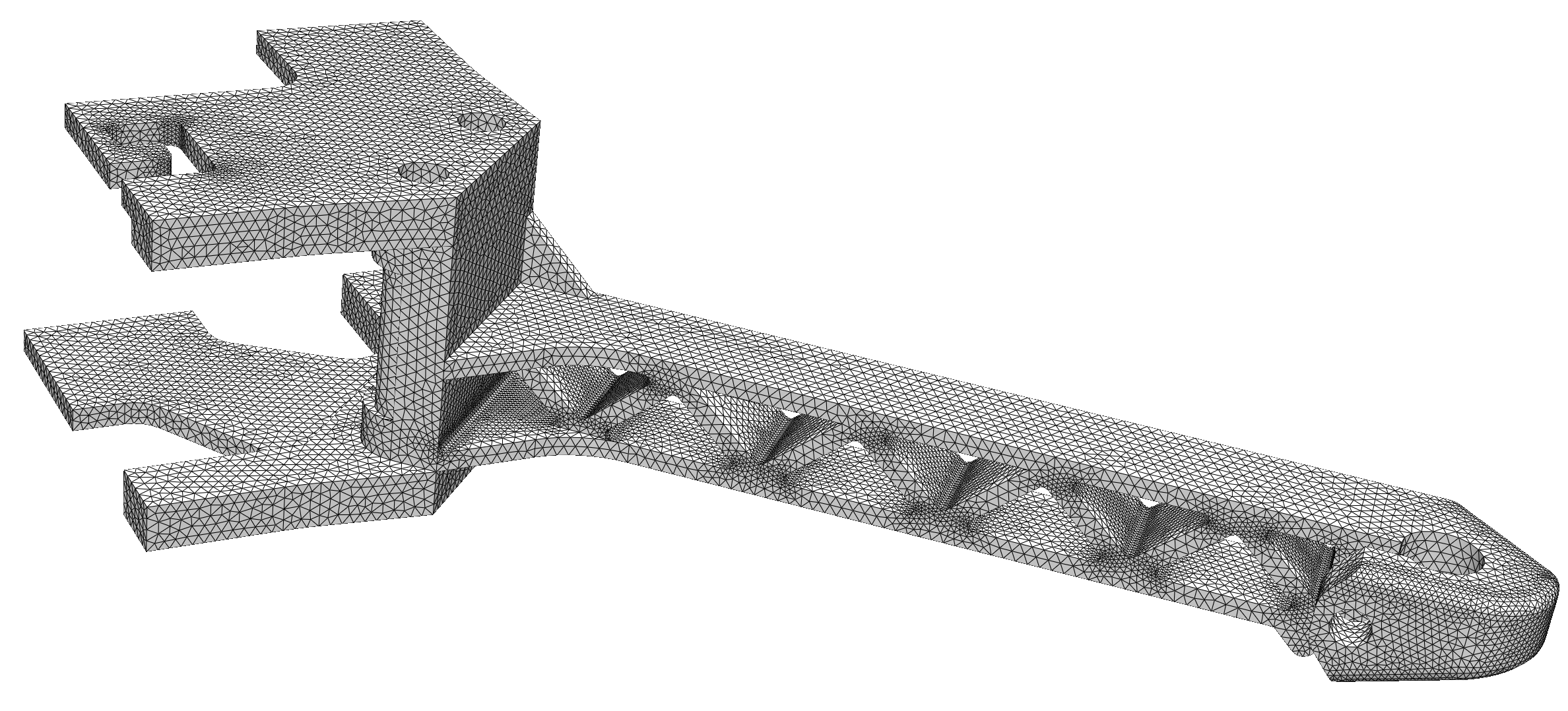 Case geometry and mesh